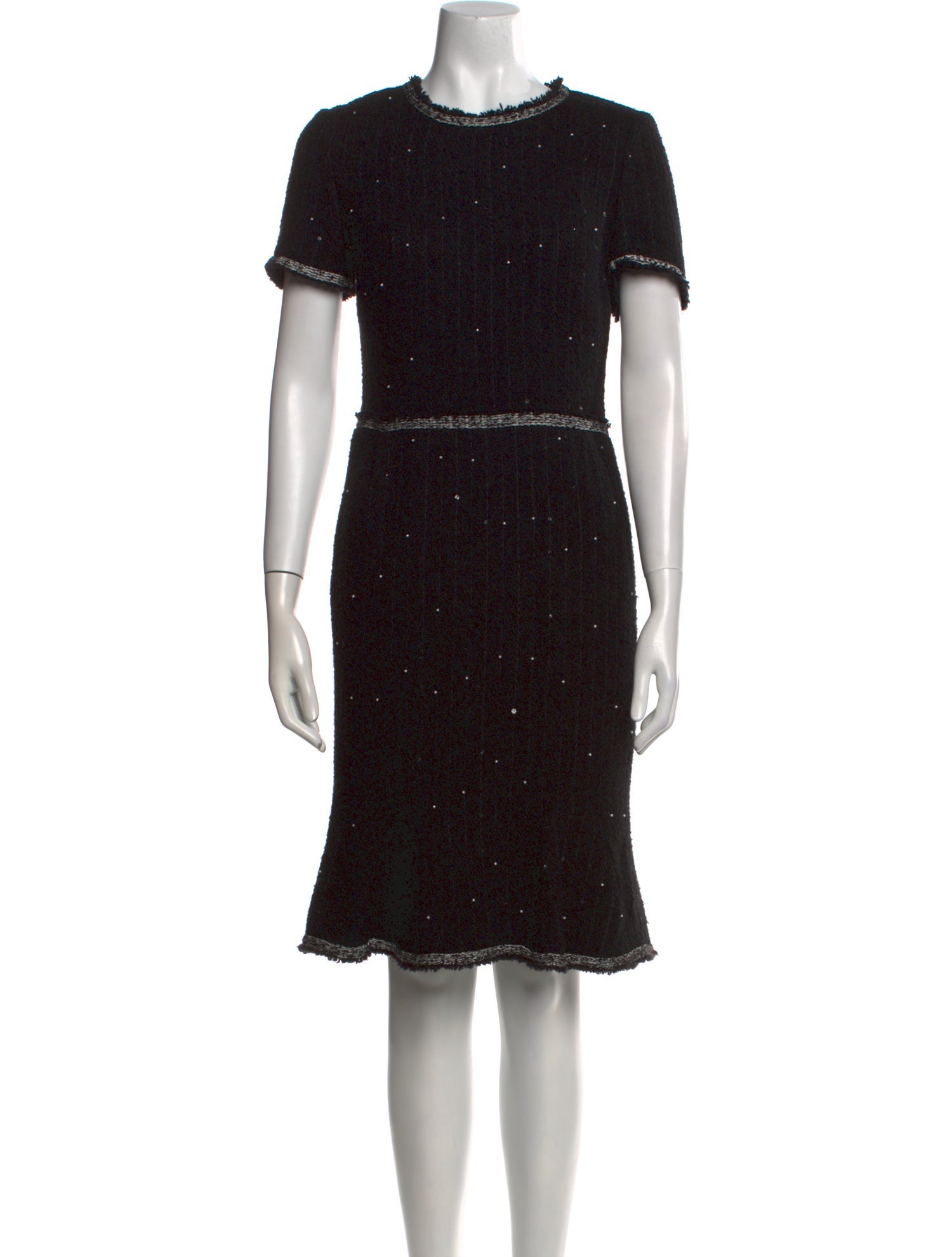 Oscar de la Renta Cashmere Knee-Length Dress