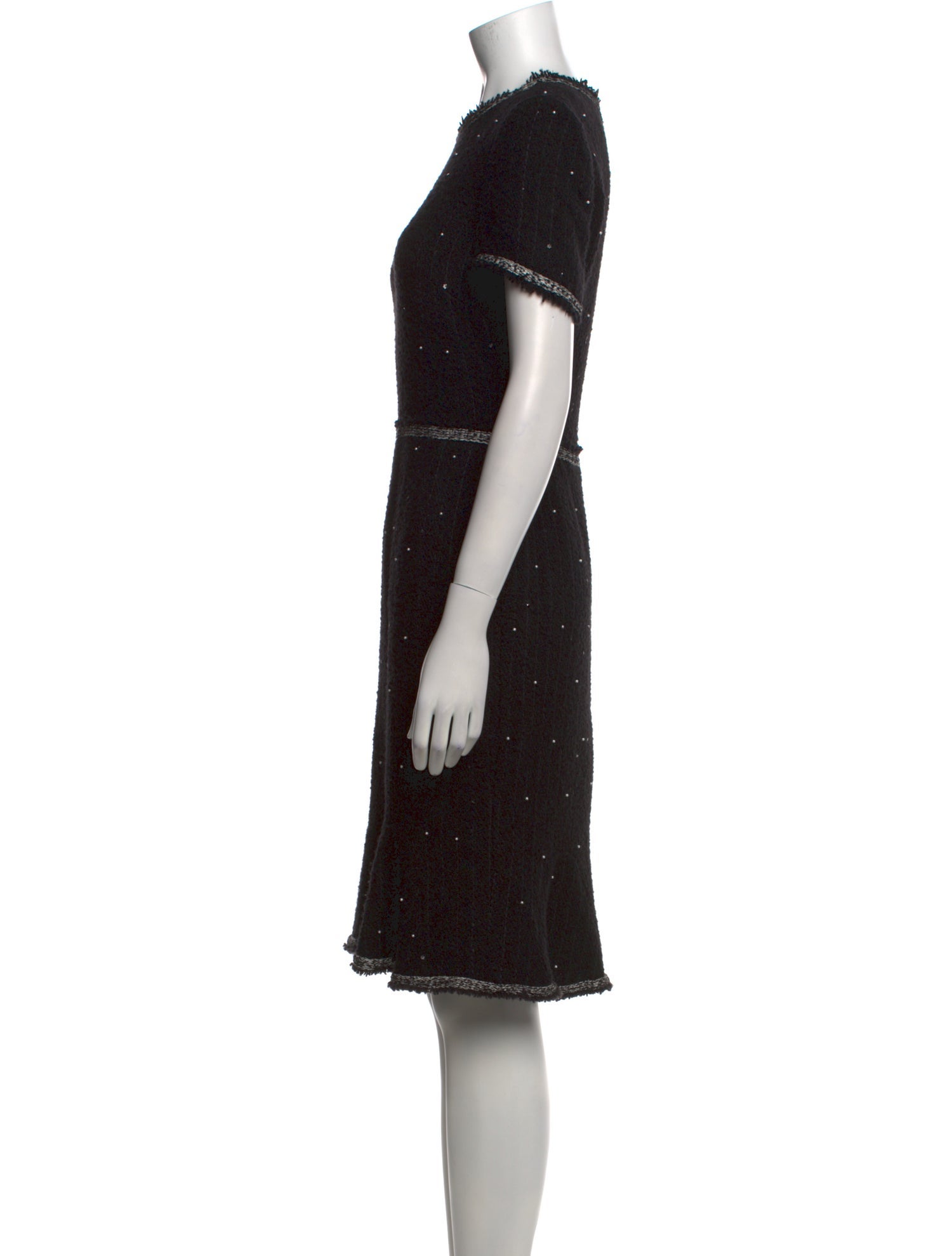 Oscar de la Renta Cashmere Knee-Length Dress