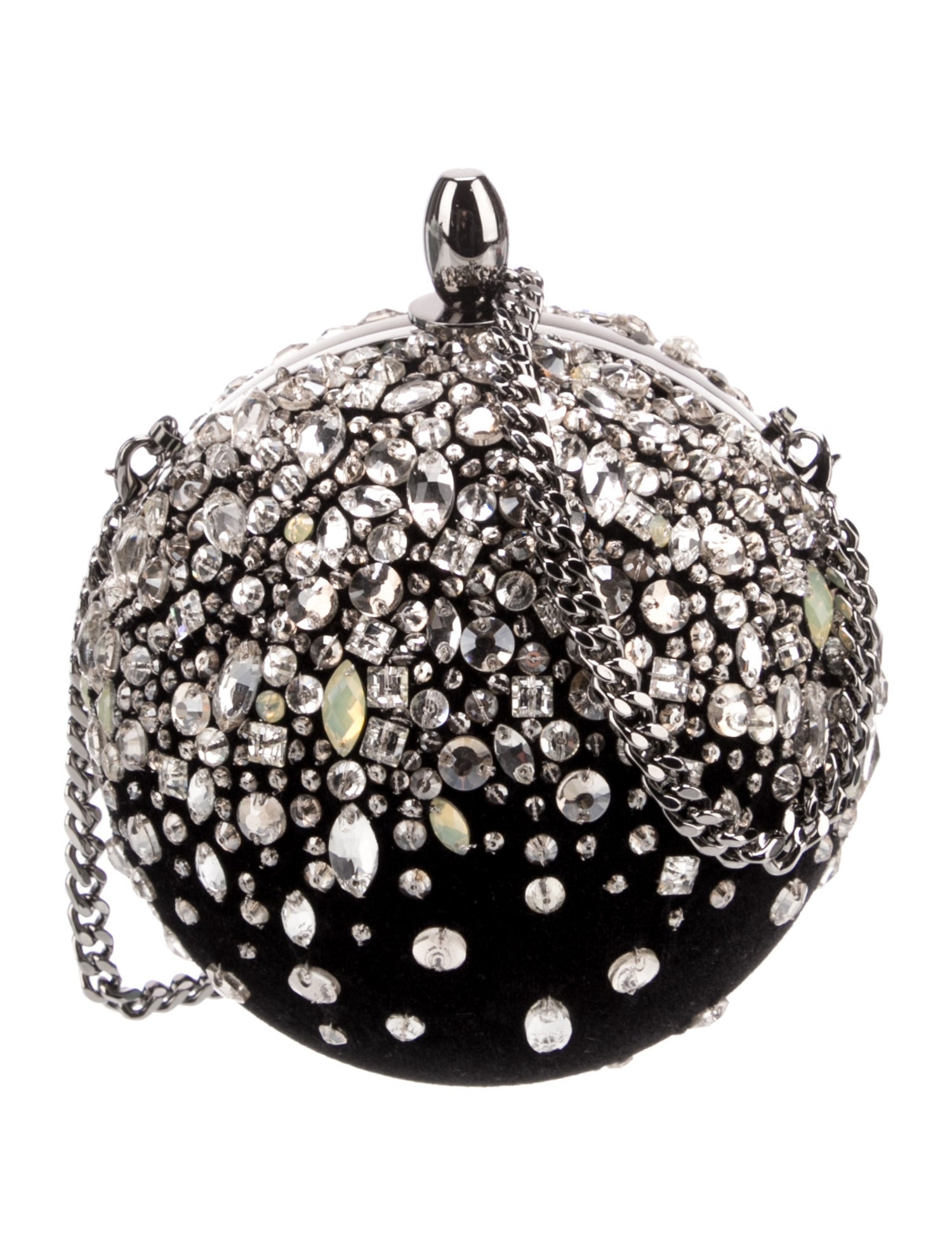 Oscar de la Renta Velvet Minaudière