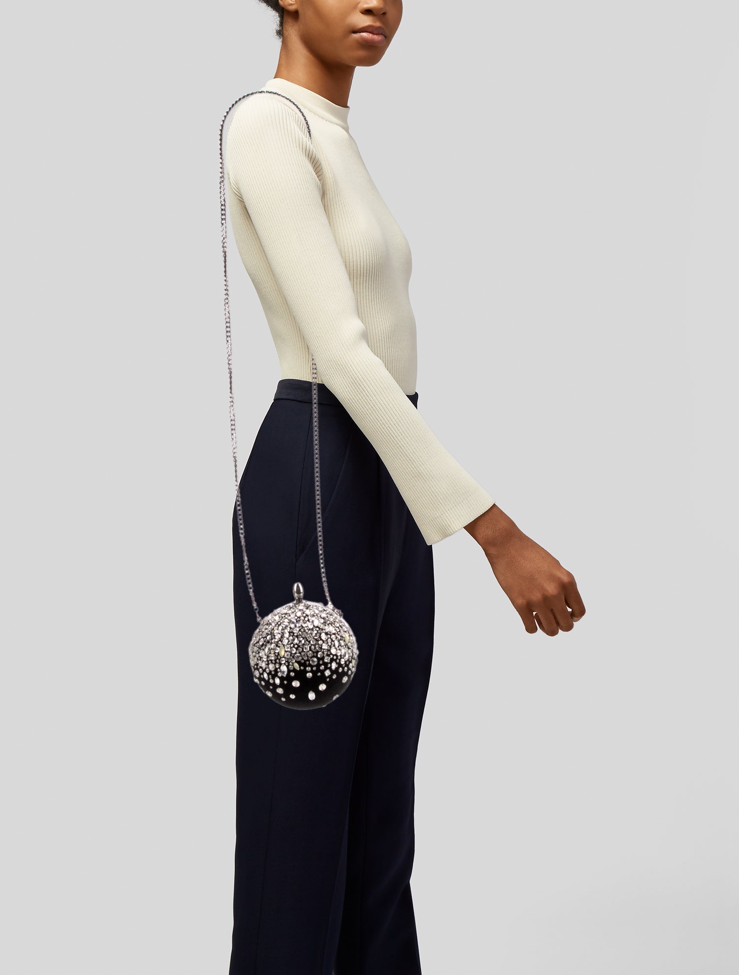 Oscar de la Renta Velvet Minaudière