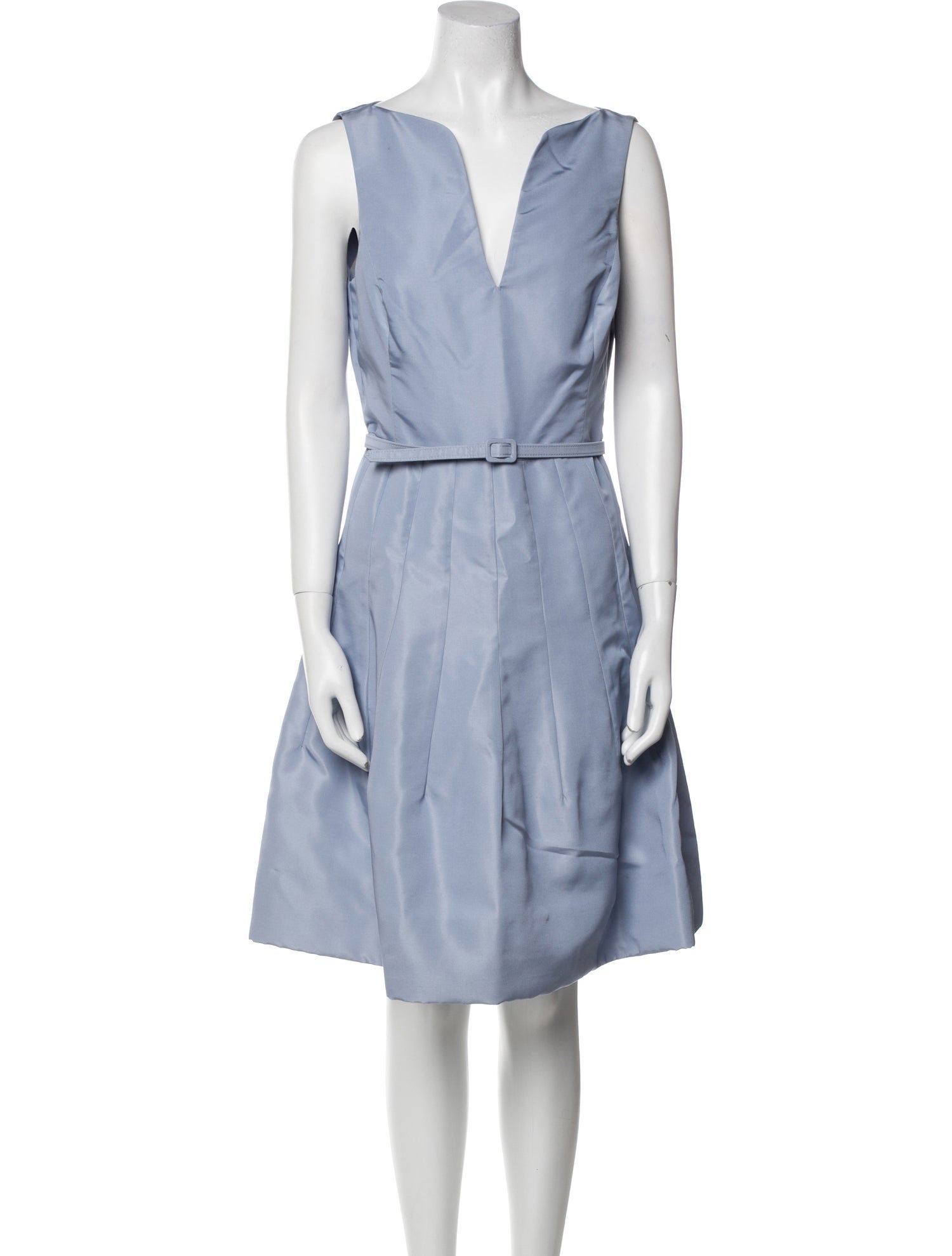 Oscar de la Renta Silk Knee-Length Dress