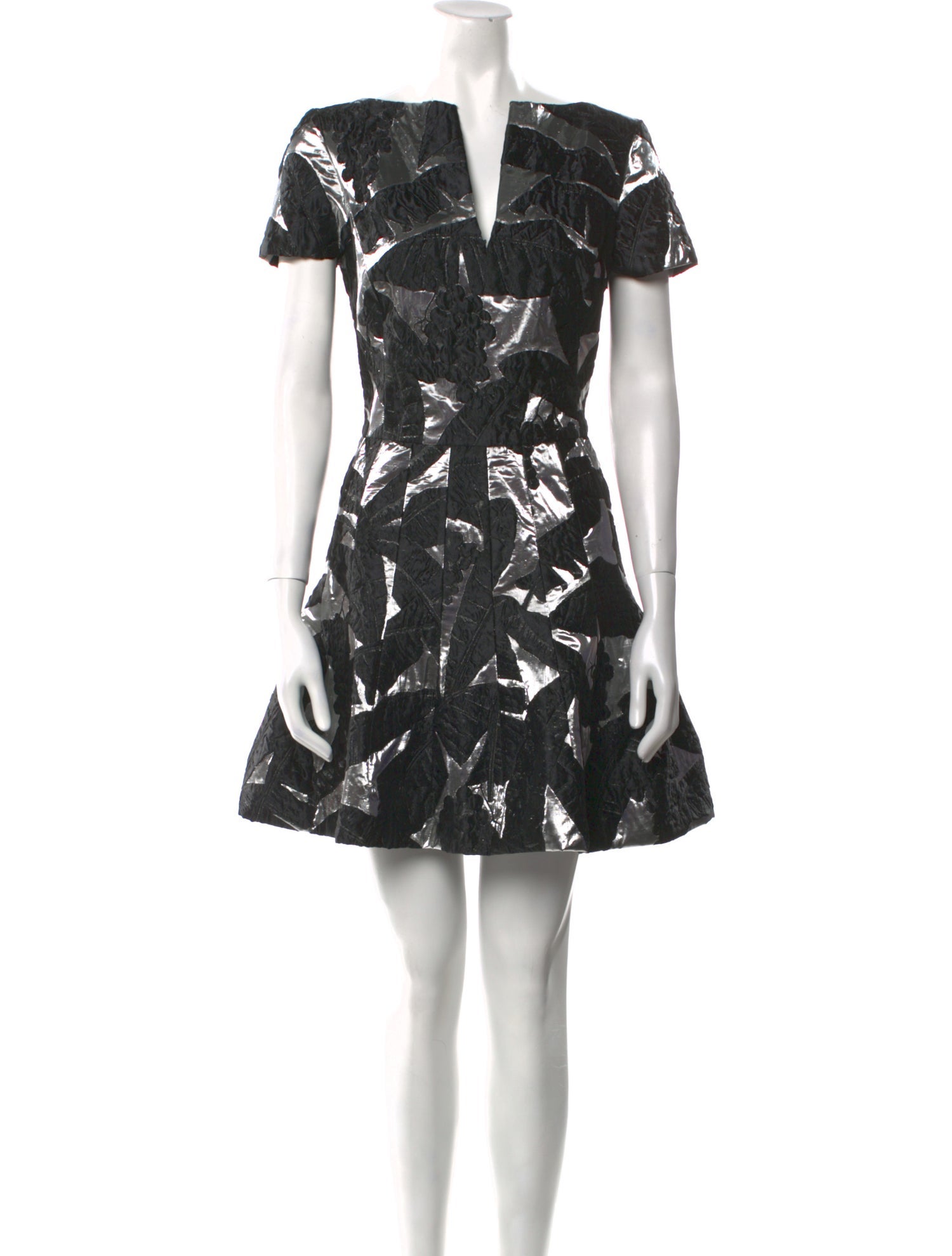 Oscar de la Renta Printed Mini Dress