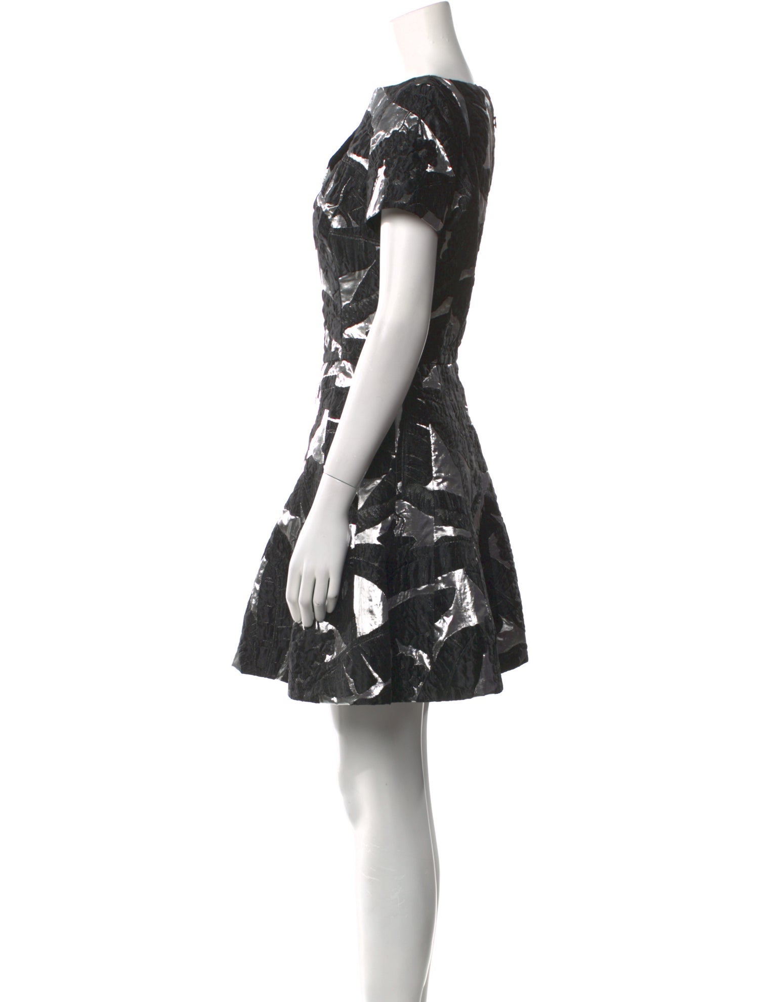 Oscar de la Renta Printed Mini Dress