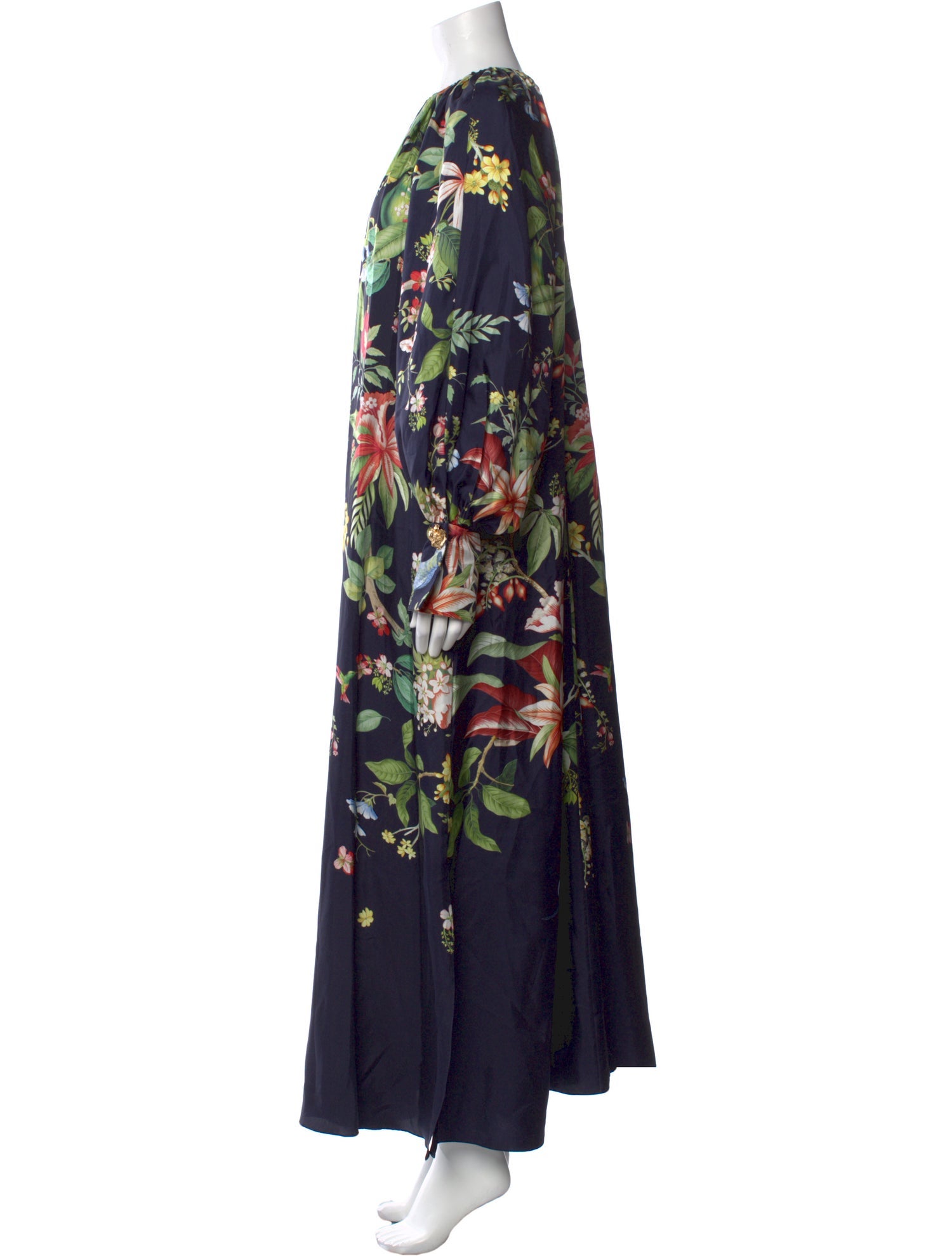 Oscar de la Renta Silk Long Dress