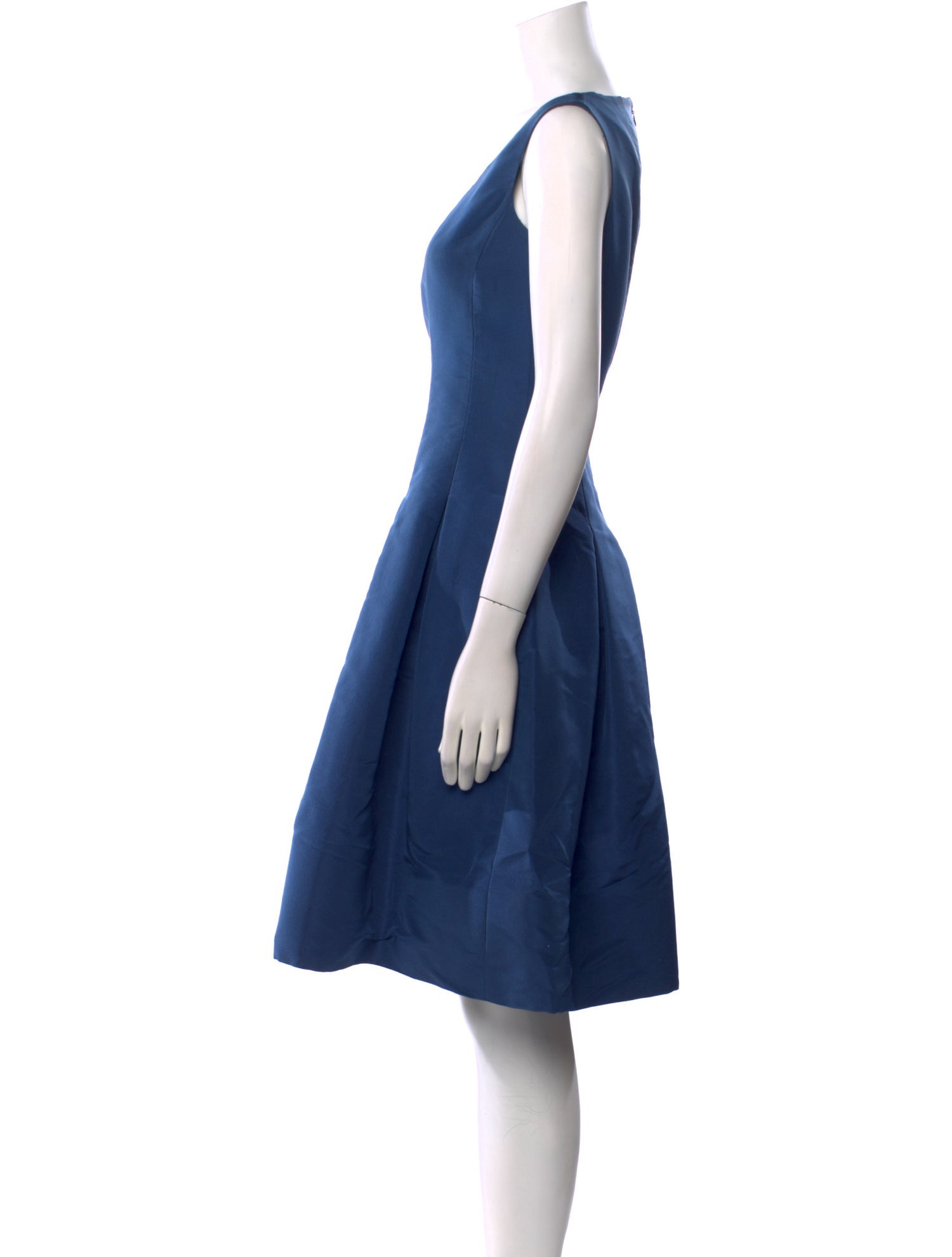 Oscar de la Renta Silk Knee-Length Dress