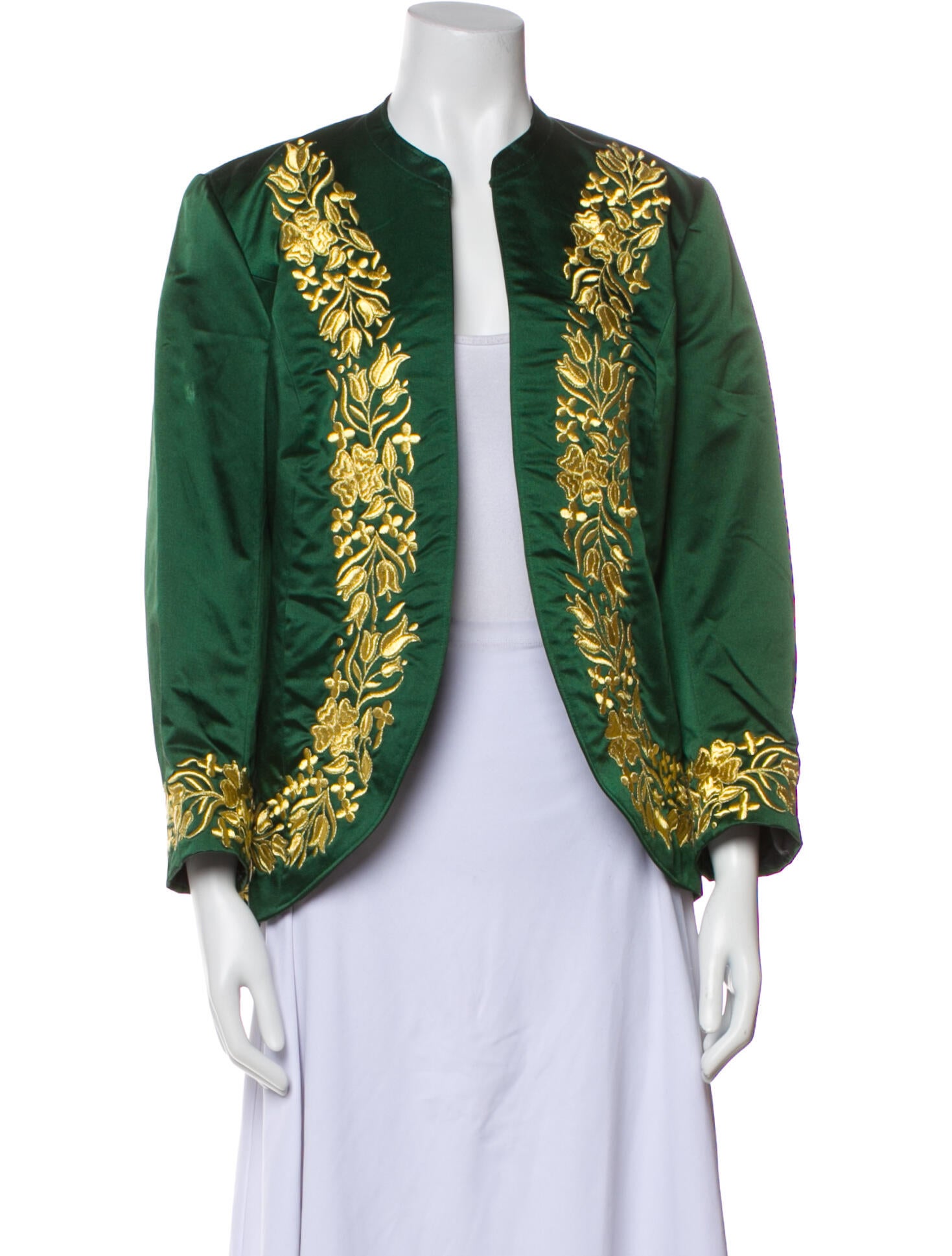 Oscar de la Renta Printed Evening Jacket