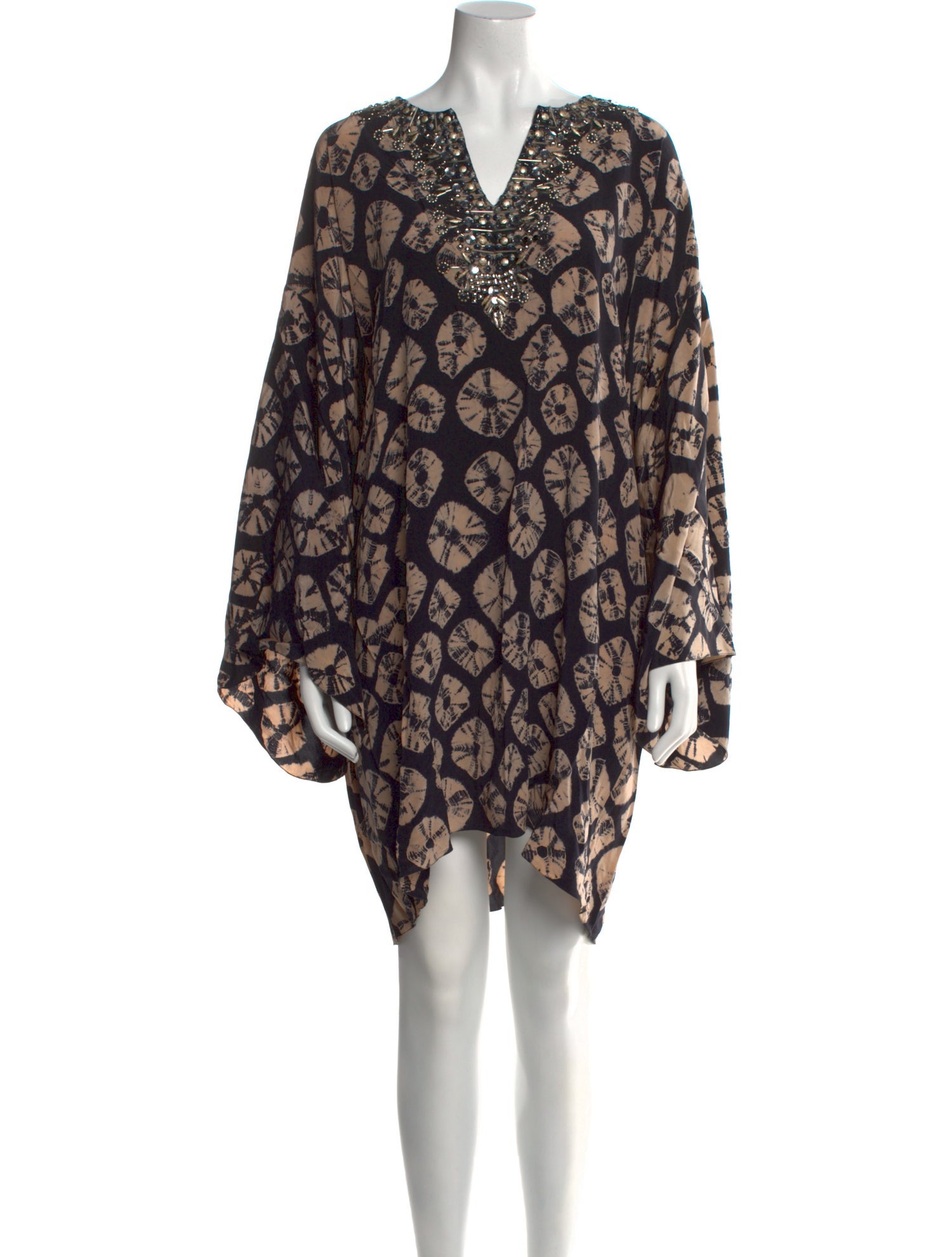 Oscar de la Renta Silk Mini Dress