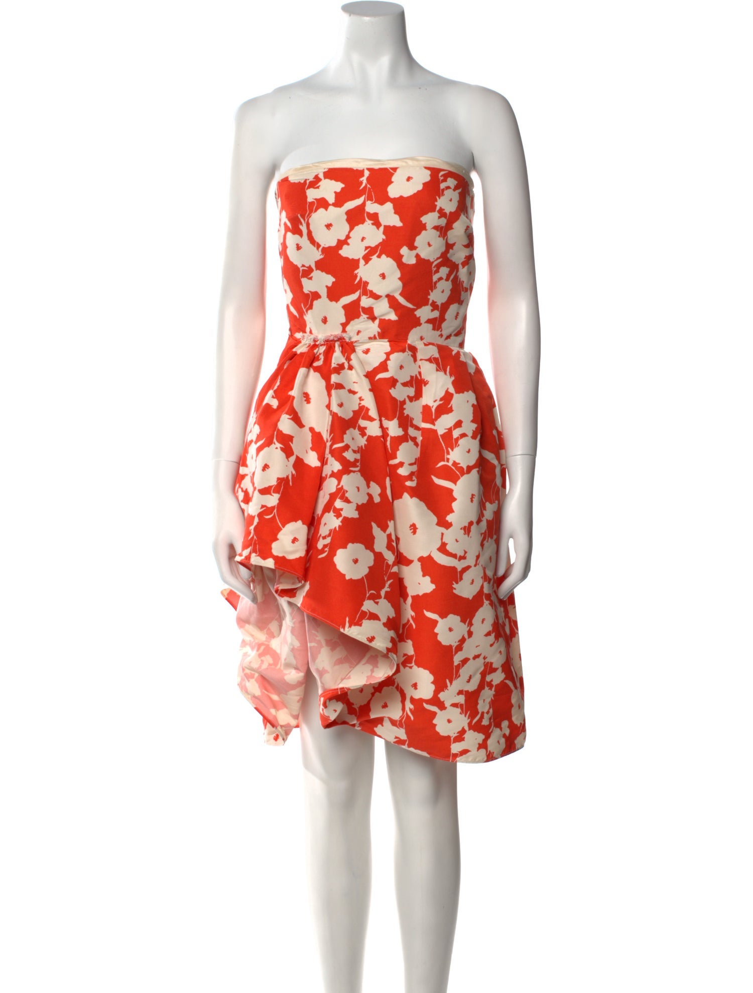 Oscar de la Renta Silk Mini Dress