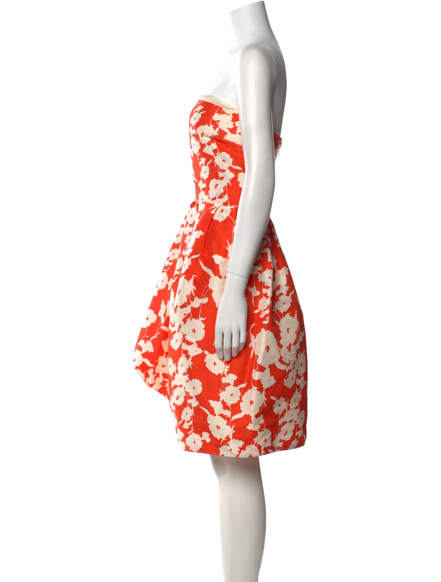 Oscar de la Renta Silk Mini Dress