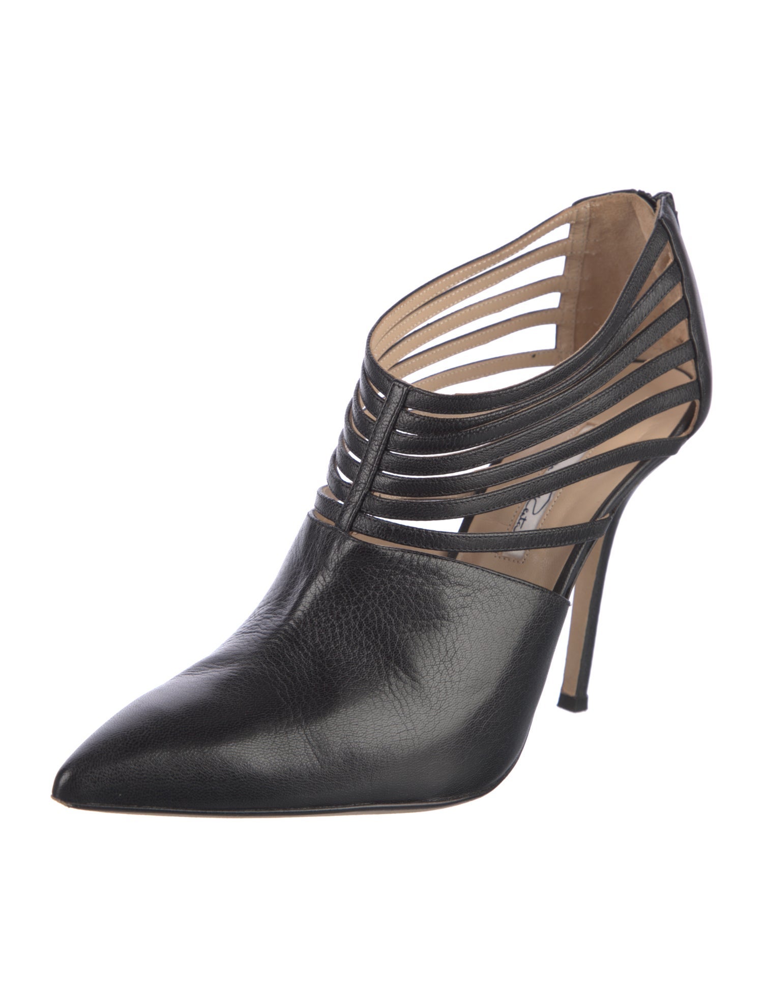 Oscar de la Renta Leather Pumps