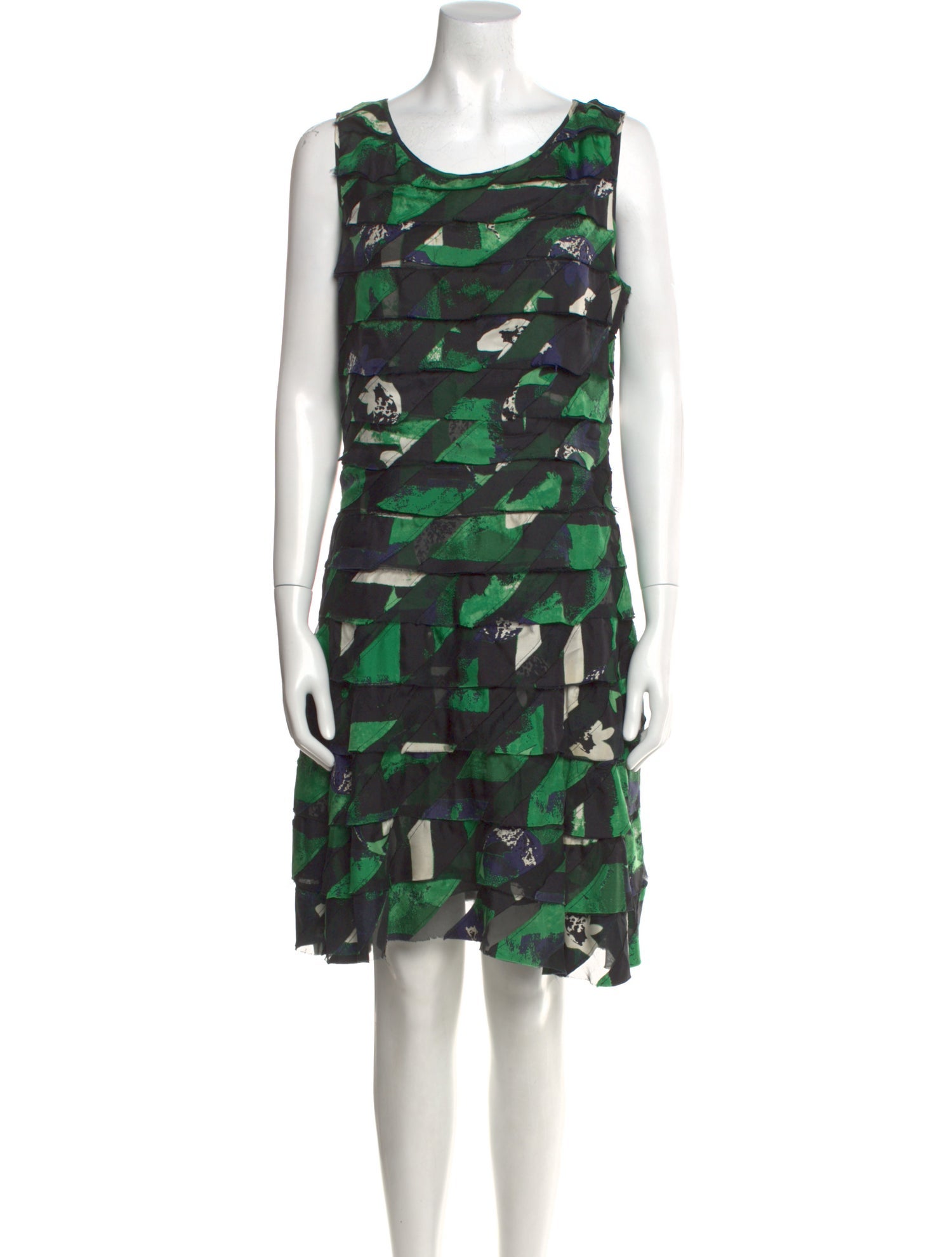 Oscar de la Renta Silk Mini Dress