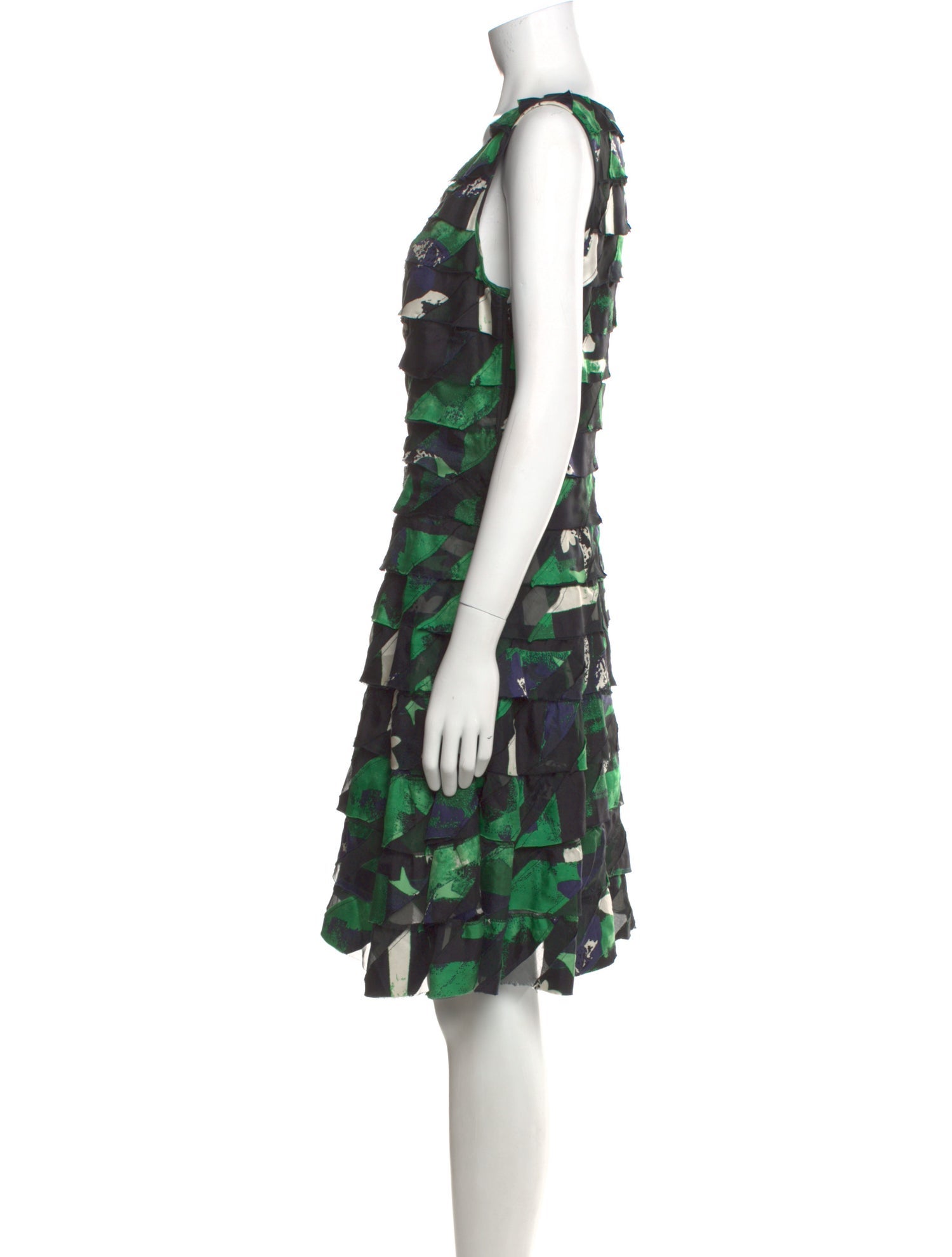 Oscar de la Renta Silk Mini Dress