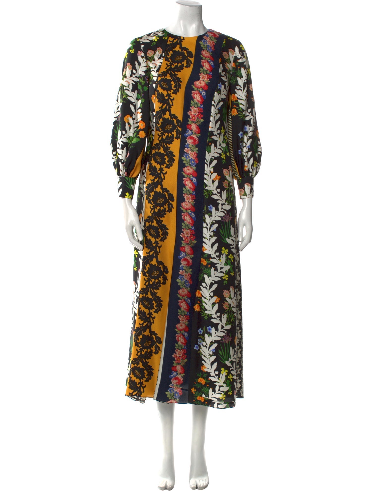 Oscar de la Renta Silk Long Dress