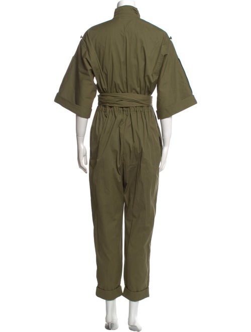 Oscar de la Renta Mock Neck Jumpsuit