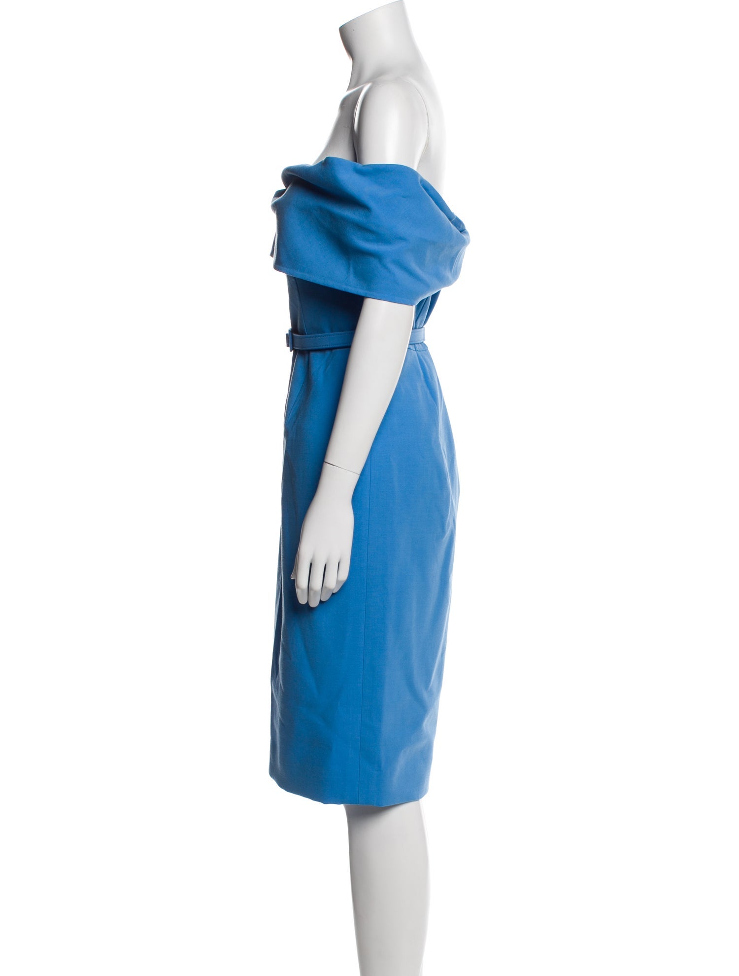 Oscar de la Renta Virgin Wool Mini Dress