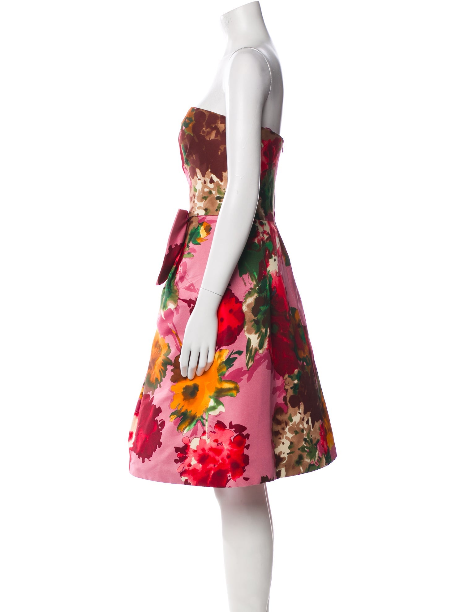 Oscar de la Renta Silk Mini Dress
