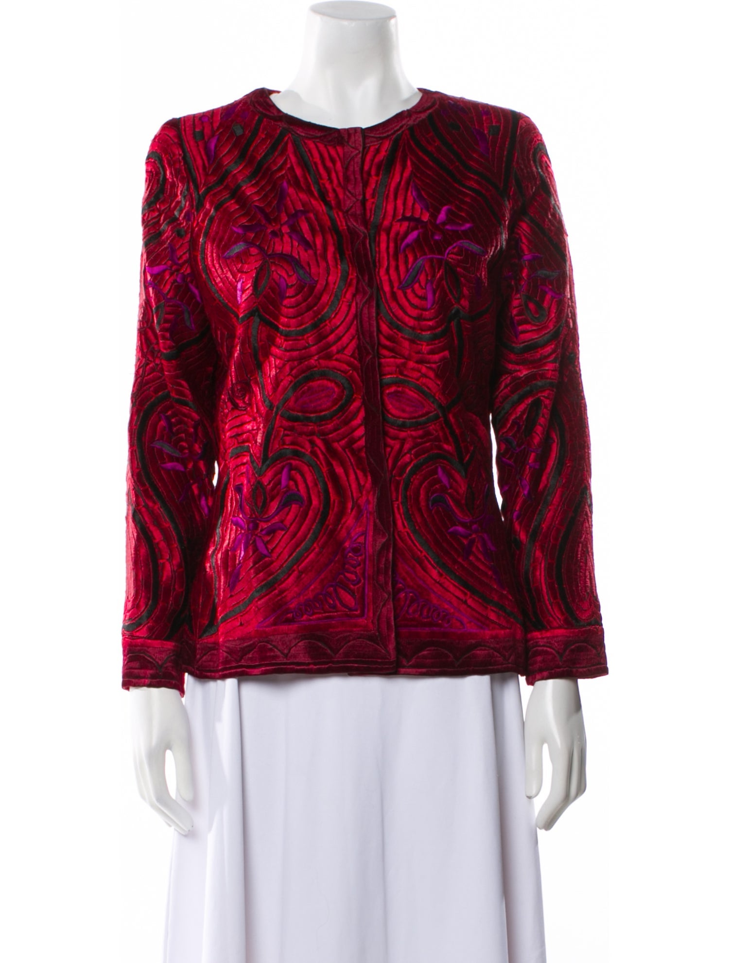 Oscar de la Renta Vintage Late 1990's - Early 2000's Evening Jacket