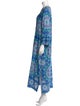 Oscar de la Renta Printed Long Dress