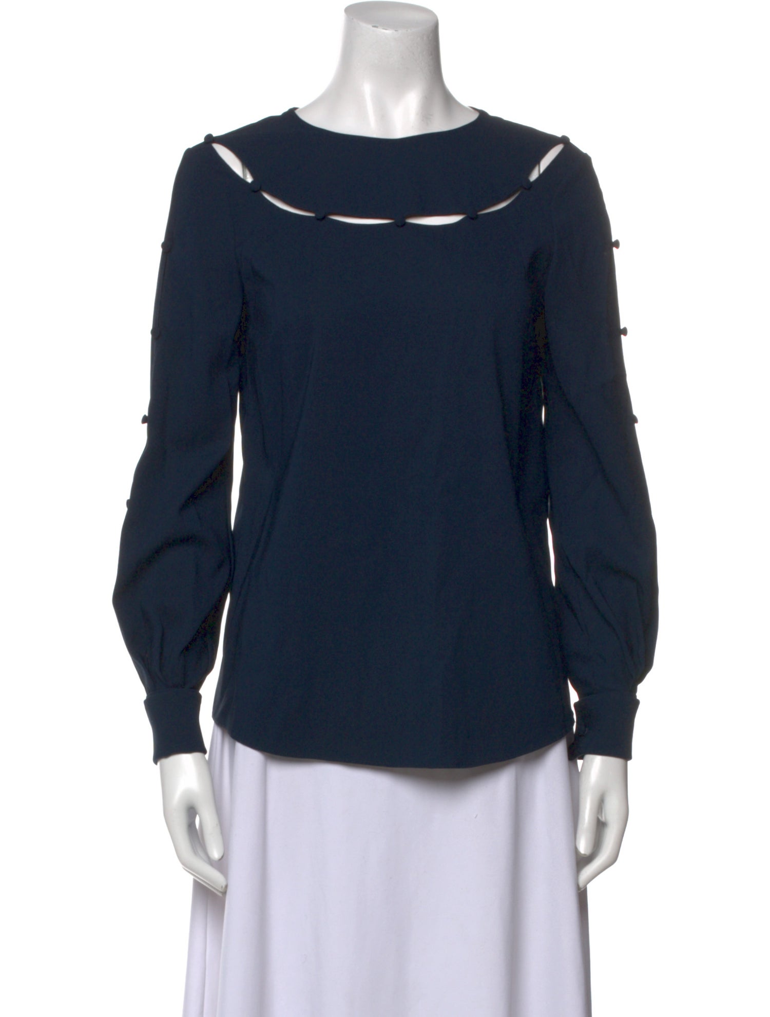 Oscar de la Renta 2019 Silk Blouse w/ Tags