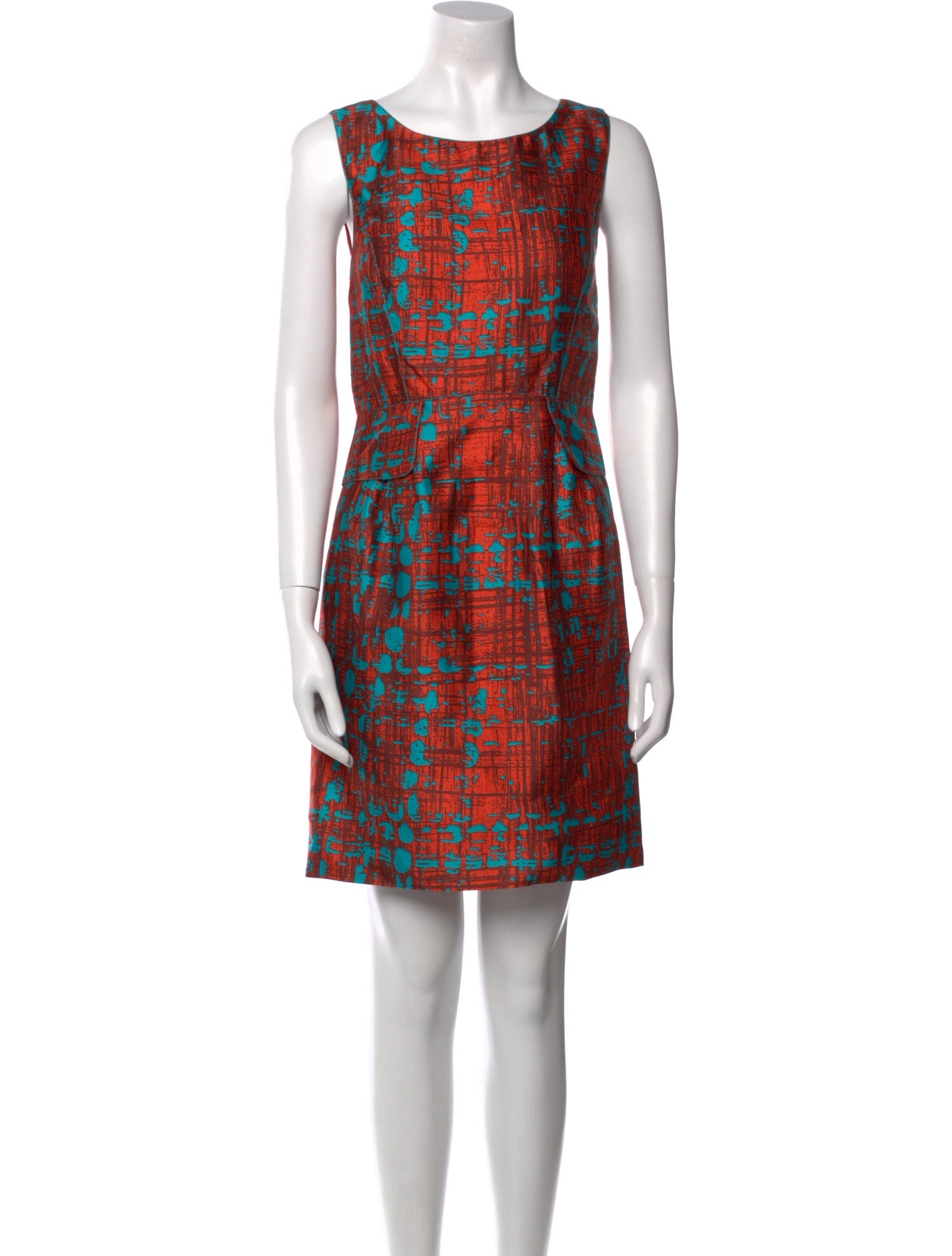 Oscar de la Renta Silk Mini Dress