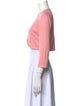 Oscar de la Renta Cashmere Open Front Sweater