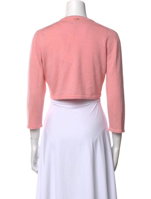 Oscar de la Renta Cashmere Open Front Sweater