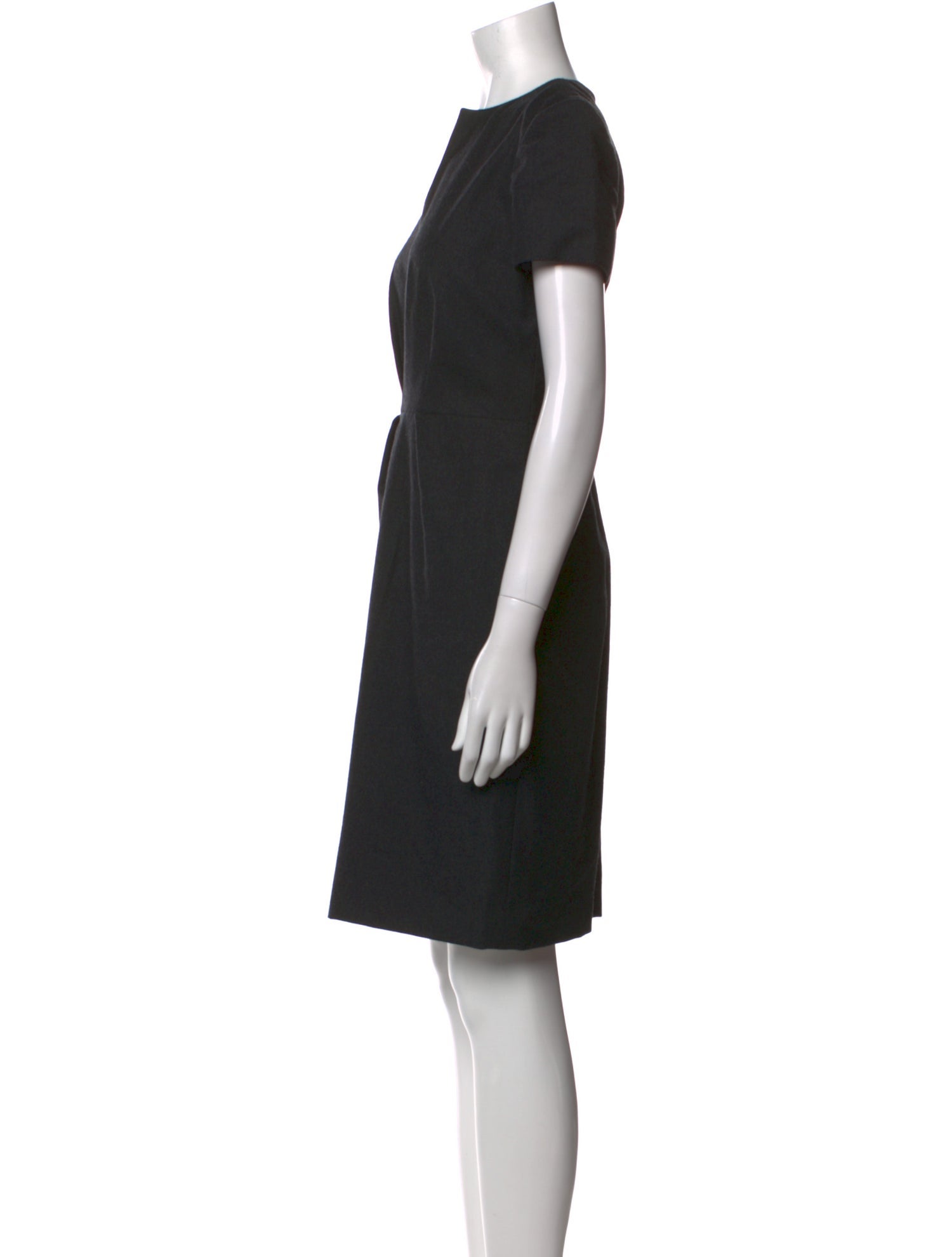Oscar de la Renta Wool Knee-Length Dress