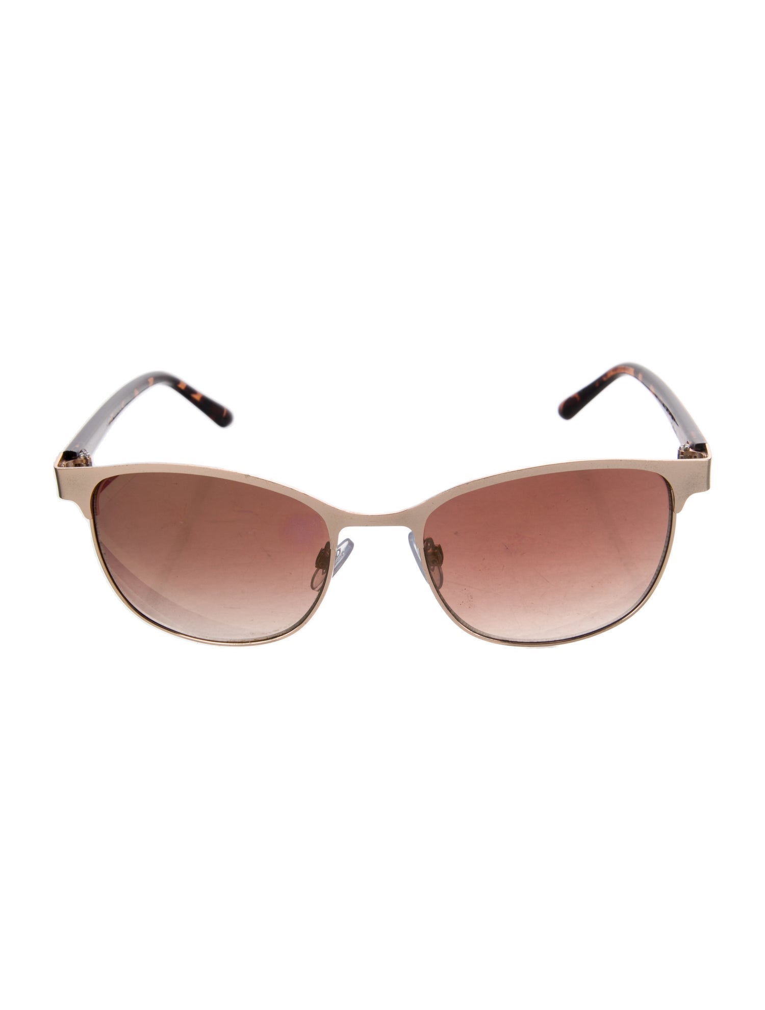 Oscar de la Renta Square Gradient Sunglasses