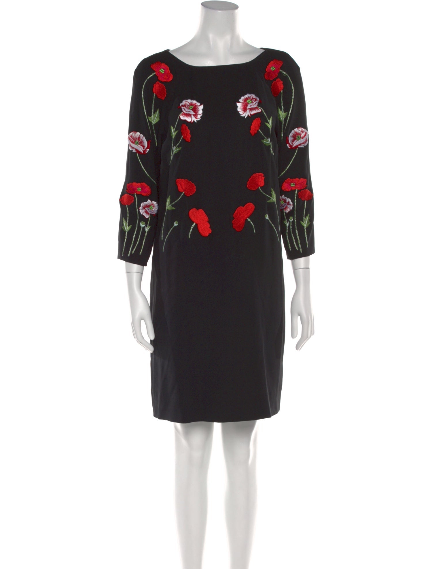 Oscar de la Renta Silk Mini Dress