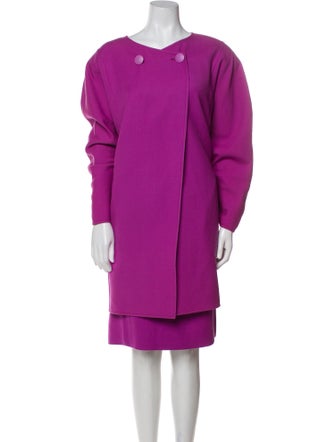 Oscar de la Renta Wool Skirt Set