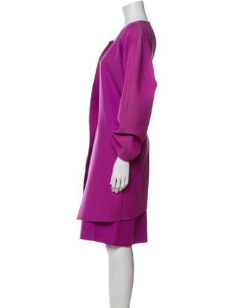 Oscar de la Renta Wool Skirt Set