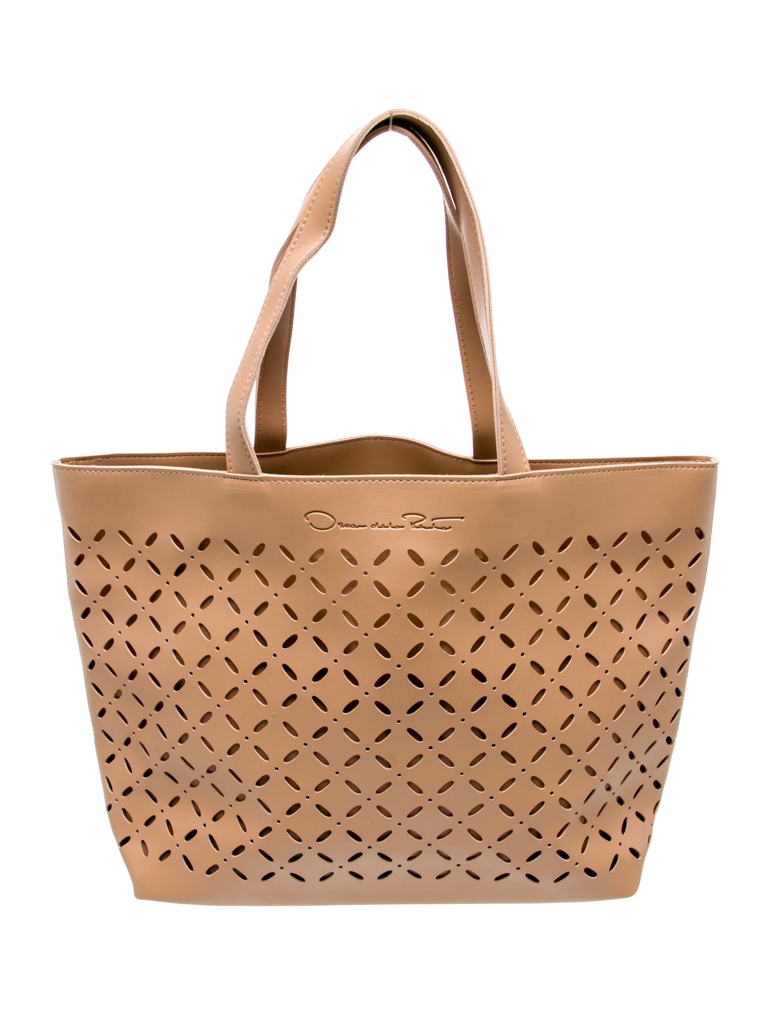 Oscar de la Renta Leather Tote