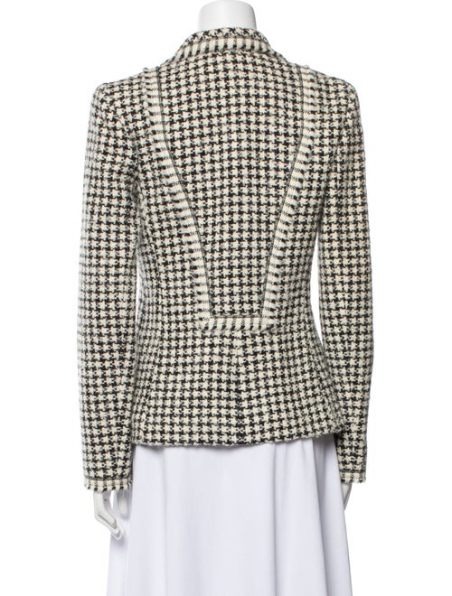 Oscar de la Renta 2008 Houndstooth Print Blazer