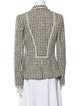 Oscar de la Renta 2008 Houndstooth Print Blazer
