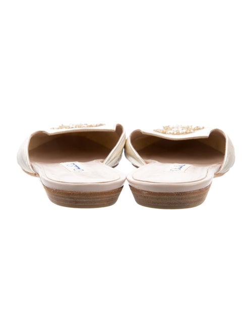 Oscar de la Renta Crystal Embellishments Mules