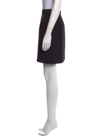 Oscar de la Renta Wool Mini Skirt
