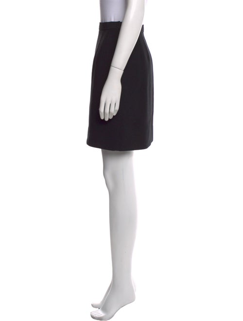 Oscar de la Renta Wool Mini Skirt
