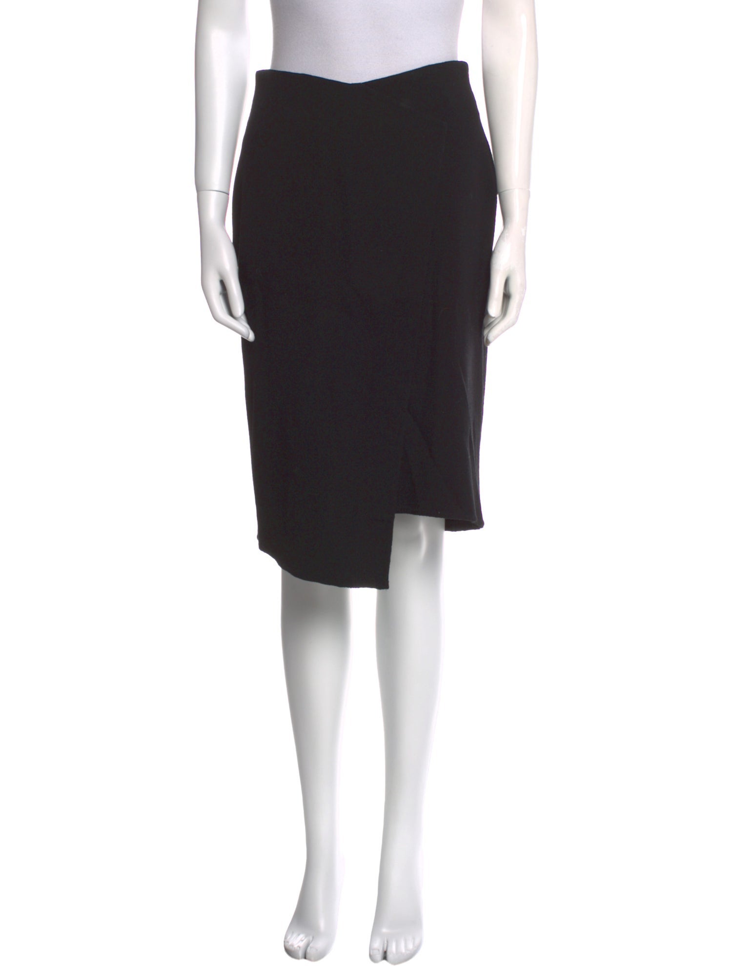 Oscar de la Renta Virgin Wool Knee-Length Skirt