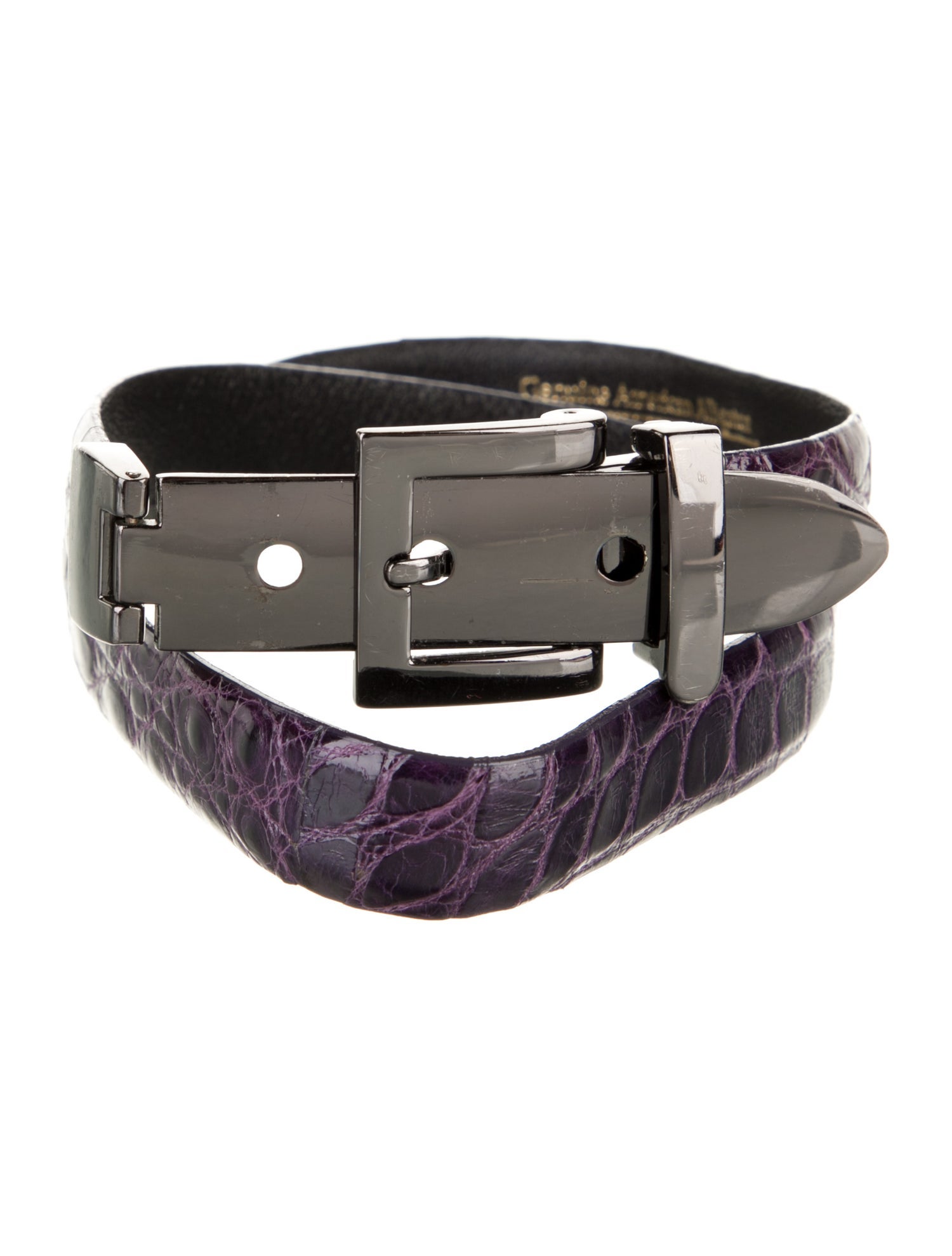 Oscar de la Renta Skinny Leather Waist Belt