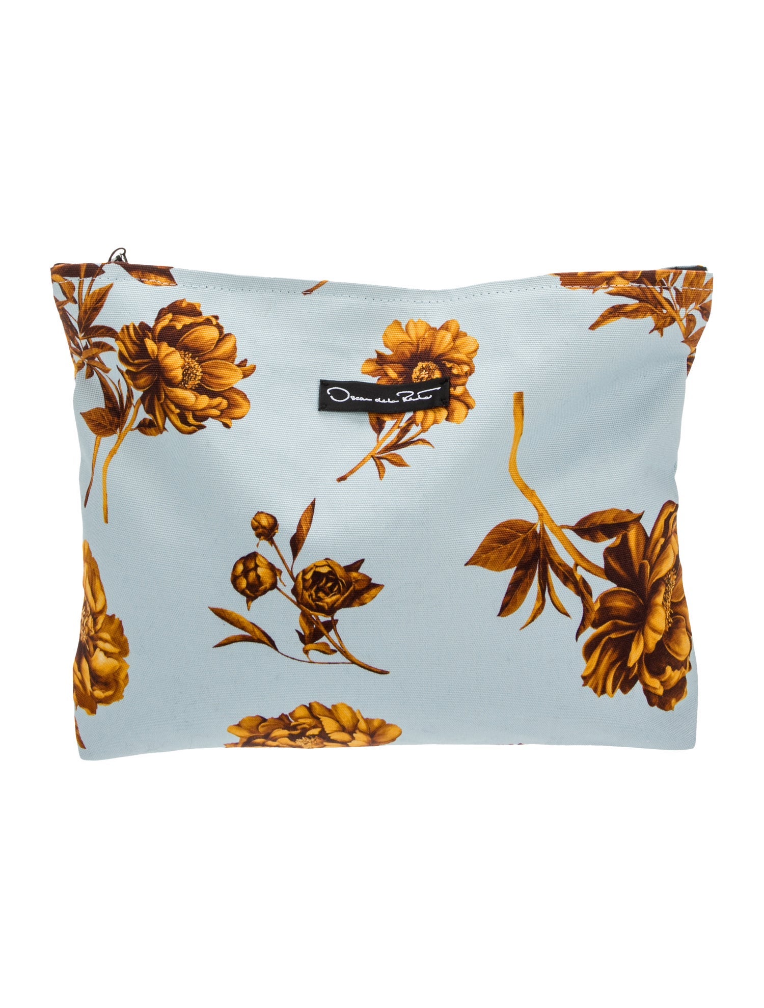 Oscar de la Renta Canvas Clutch