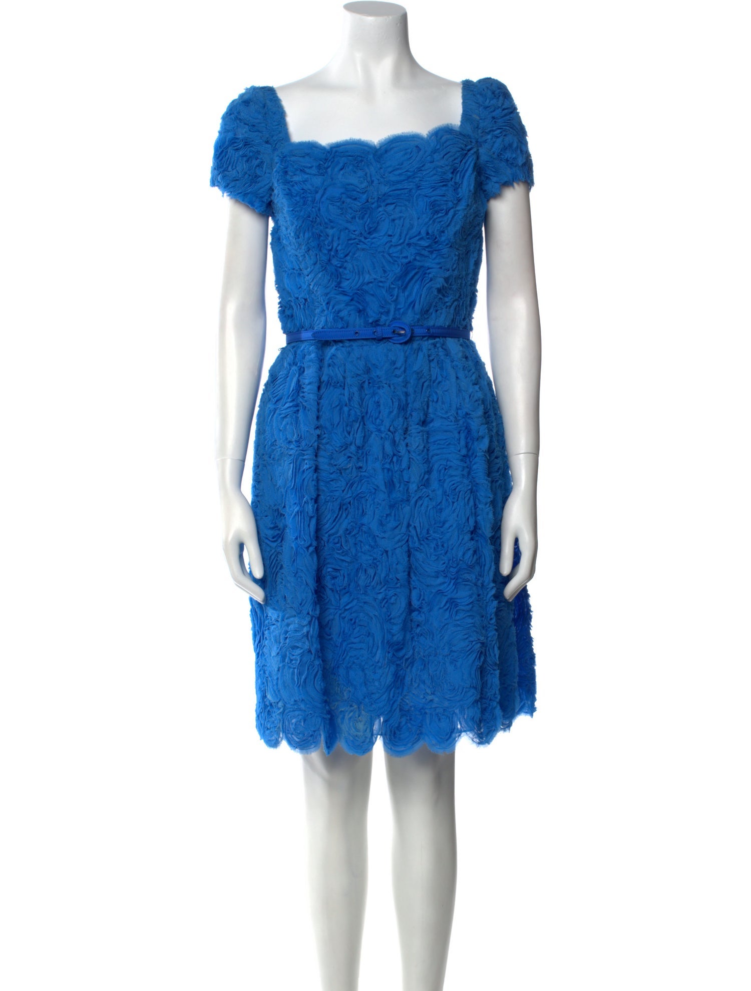 Oscar de la Renta Silk Knee-Length Dress w/ Tags