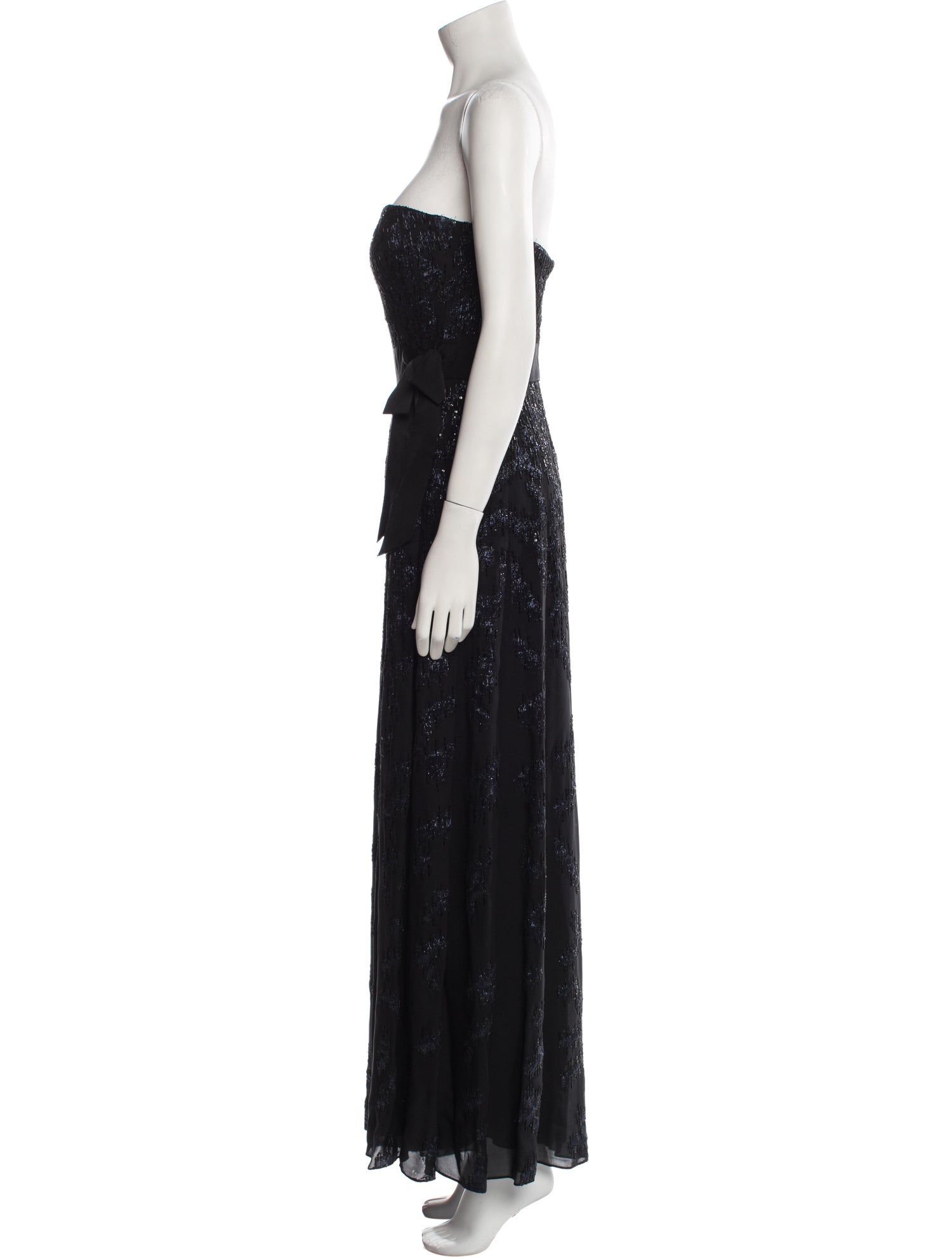 Oscar de la Renta Silk Long Dress