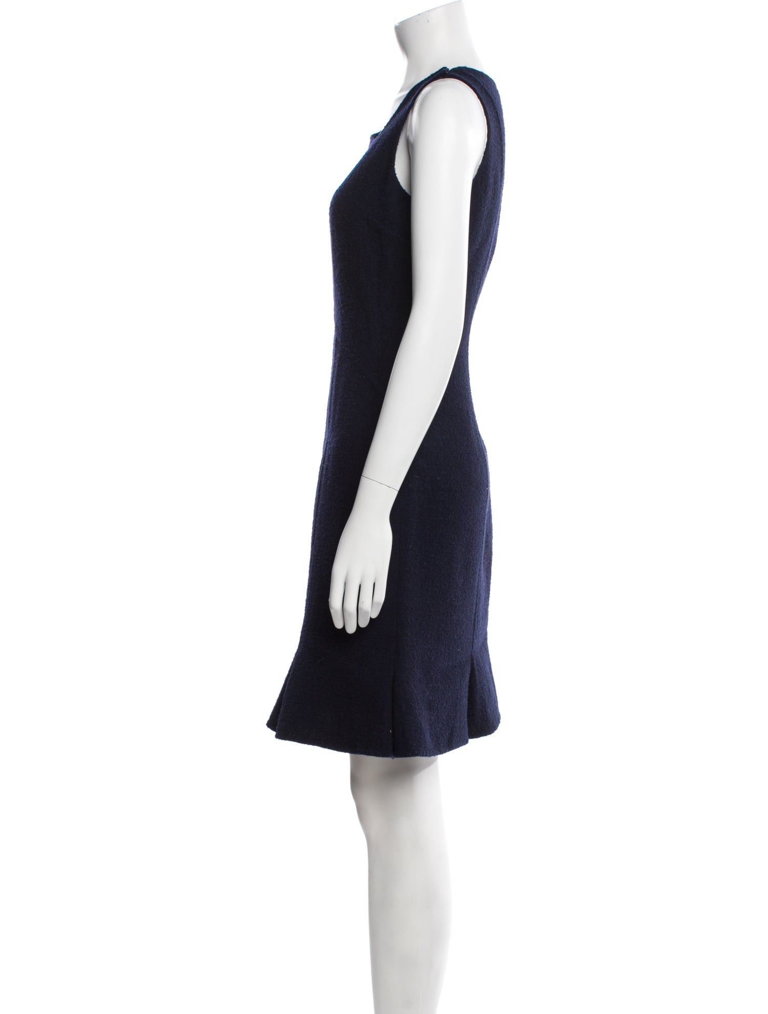 Oscar de la Renta Wool Mini Dress
