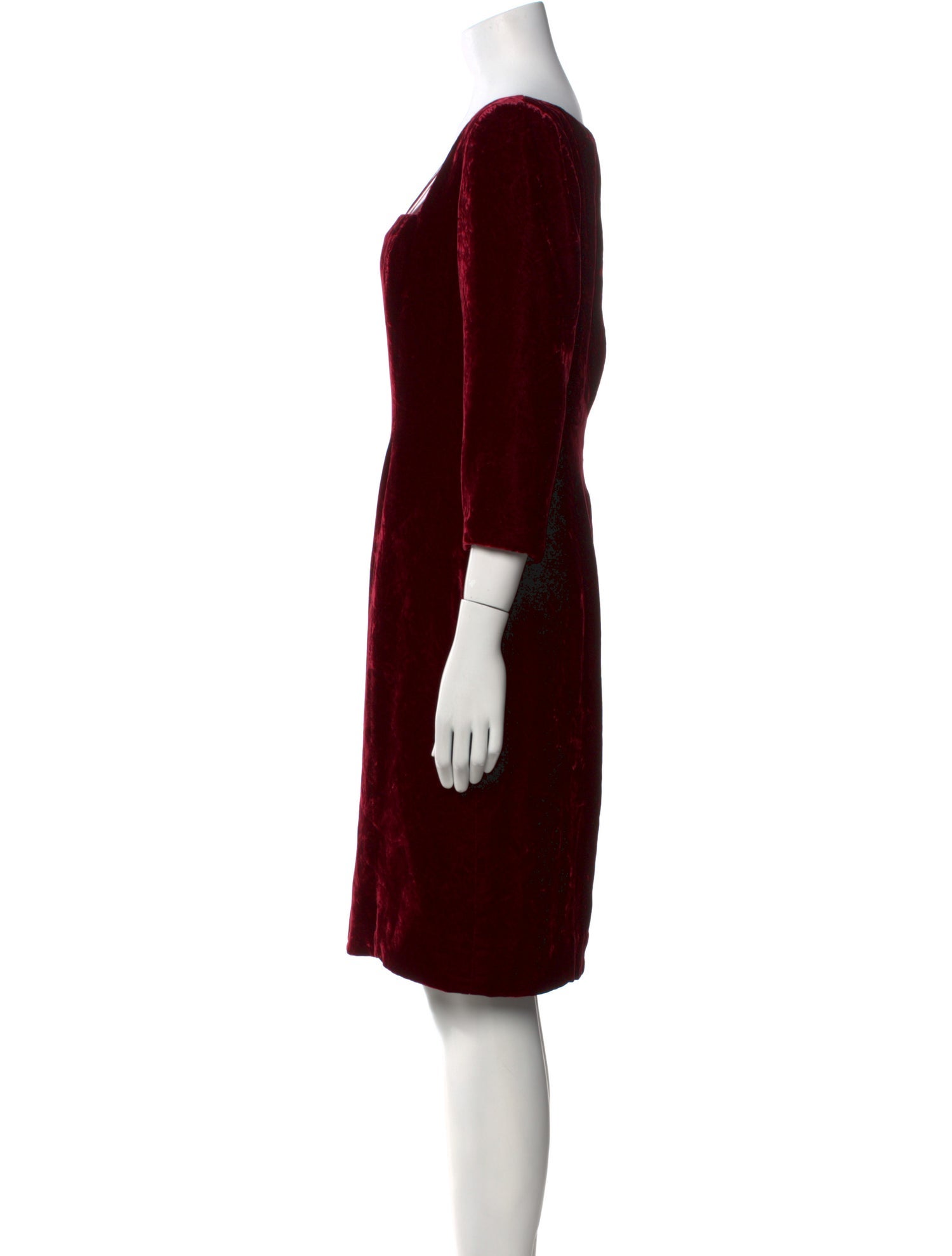 Oscar de la Renta Silk Knee-Length Dress