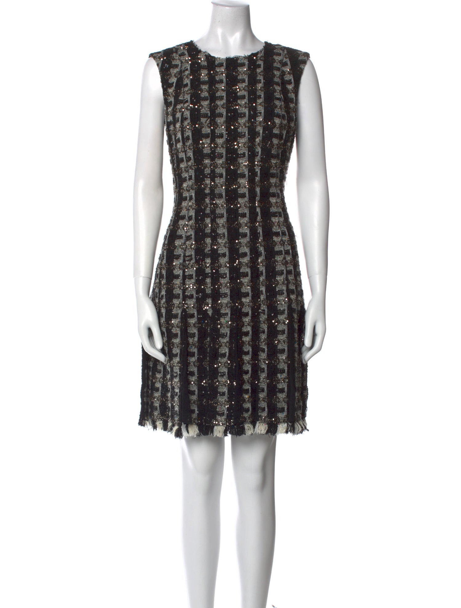 Oscar de la Renta Printed Knee-Length Dress