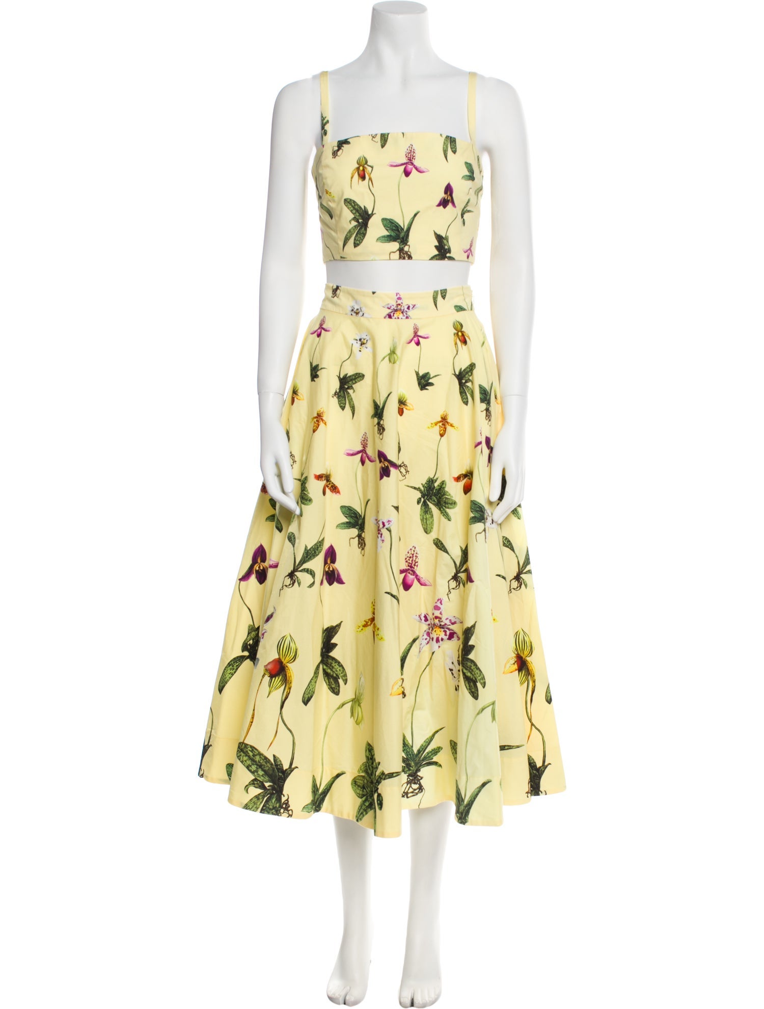 Oscar de la Renta Printed Skirt Set