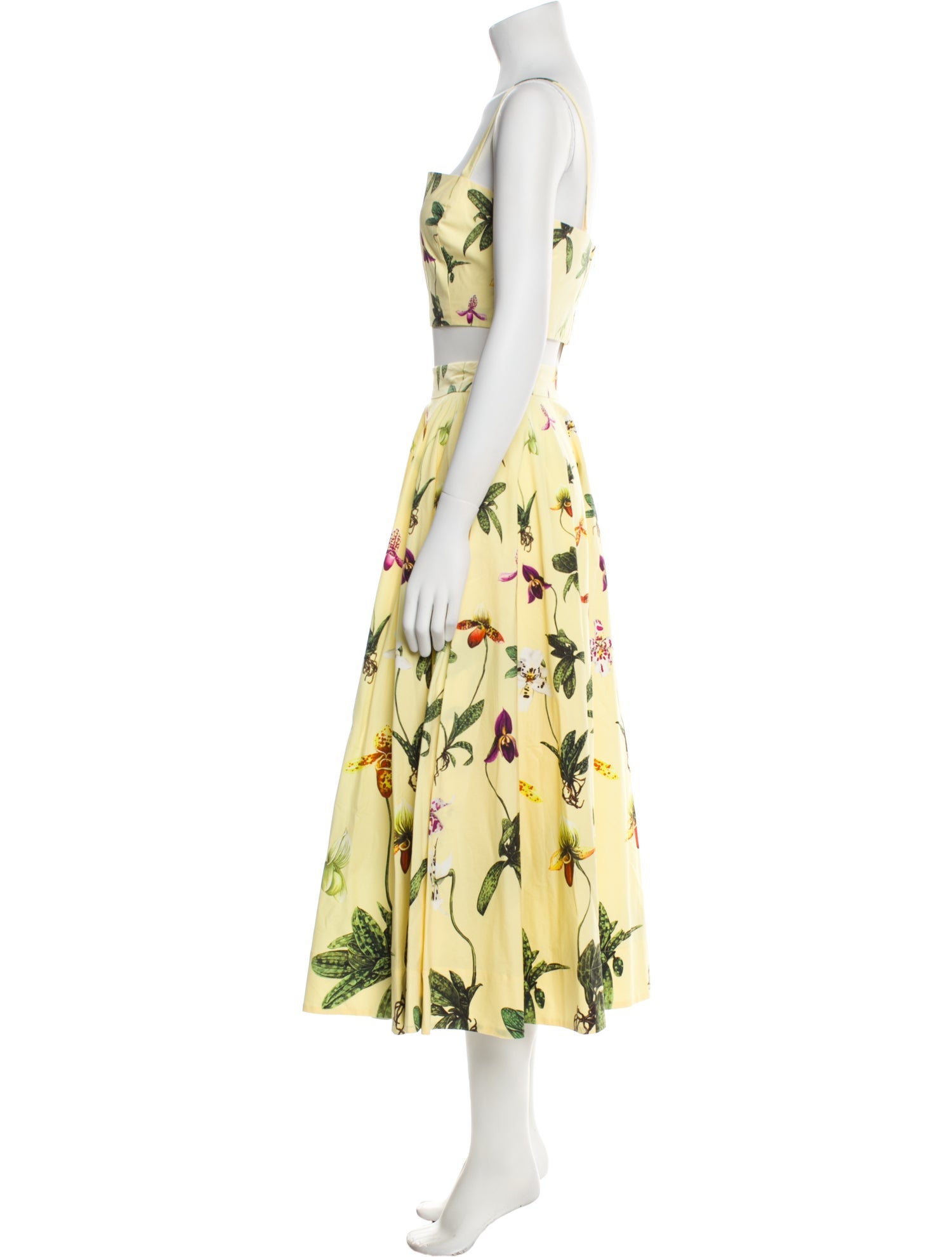 Oscar de la Renta Printed Skirt Set