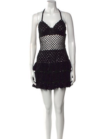 Oscar de la Renta Dresses Halterneck Mini Dress S