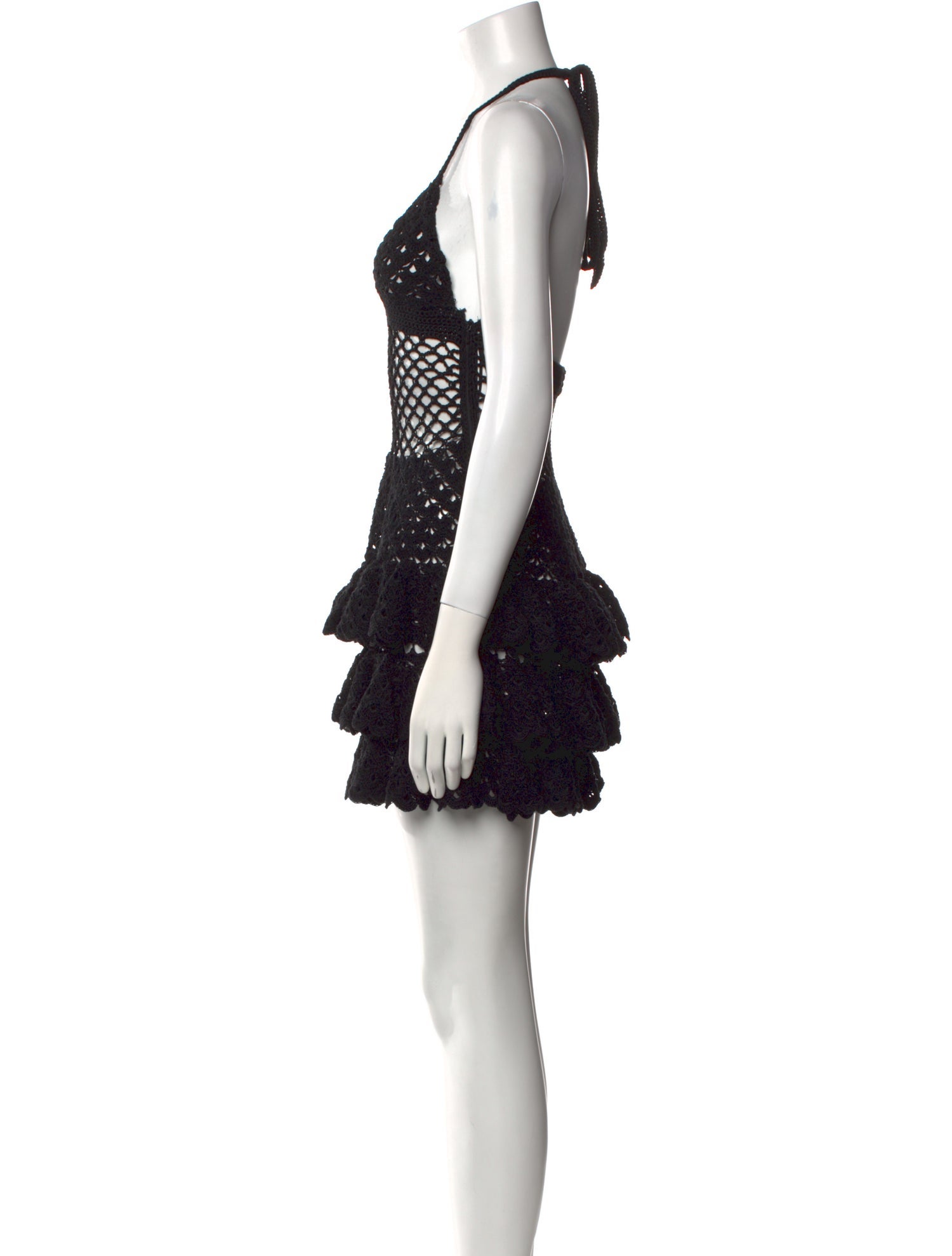 Oscar de la Renta Halterneck Mini Dress