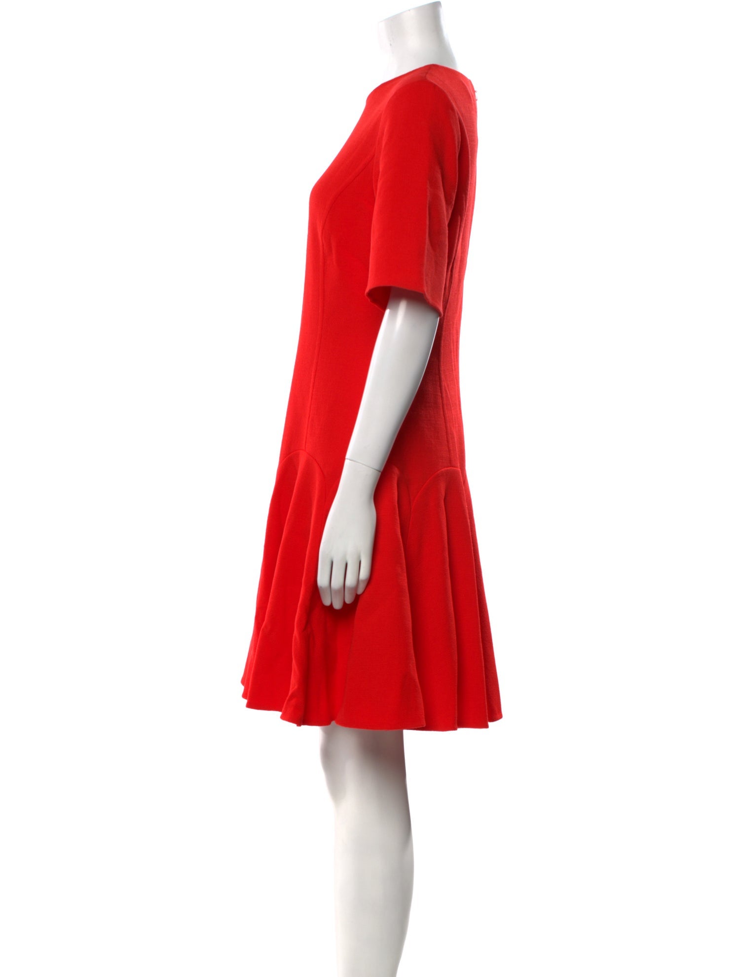 Oscar de la Renta Virgin Wool Mini Dress